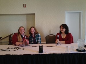 Women in Self-Publishing Panel at INDYpendent show, Indianapolis, Indiana - March 30, 2014 Lee Bradford, KT Swartz, & Crystal Ash